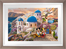 Load image into Gallery viewer, Disney Mickey and Minnie in Greece - Limited Edition Paper (SN - Standard Numbered) - Art Of Entertainment