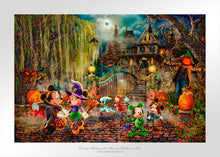 Load image into Gallery viewer, Disney Mickey and Minnie Halloween Fun - Limited Edition Paper (SN - Standard Numbered)