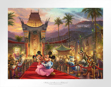 Load image into Gallery viewer, Mickey and Minnie in Hollywood - Limited Edition Paper - SN - (Unframed)