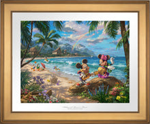Load image into Gallery viewer, Mickey and Minnie in Hawaii - Limited Edition Paper (SN - Standard Numbered) - ArtOfEntertainment.com