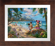 Load image into Gallery viewer, Mickey and Minnie in Hawaii - Limited Edition Paper (SN - Standard Numbered) - ArtOfEntertainment.com