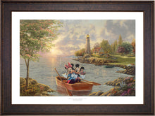 Load image into Gallery viewer, Mickey and Minnie Lighthouse Cove - Limited Edition Paper (SN - Standard Numbered) - ArtOfEntertainment.com