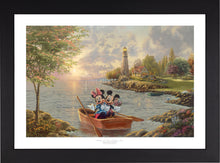Load image into Gallery viewer, Mickey and Minnie Lighthouse Cove - Limited Edition Paper (SN - Standard Numbered) - ArtOfEntertainment.com