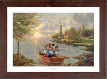 Load image into Gallery viewer, Mickey and Minnie Lighthouse Cove - Limited Edition Paper (SN - Standard Numbered) - ArtOfEntertainment.com