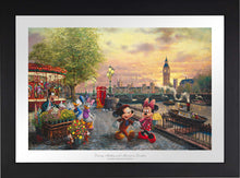 Load image into Gallery viewer, Disney Mickey and Minnie in London - Limited Edition Paper (SN - Standard Numbered)
