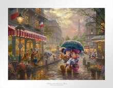 Load image into Gallery viewer, Mickey and Minnie in Paris - Limited Edition Paper - SN - (Unframed)