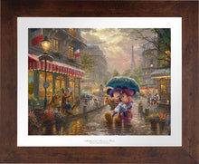 Load image into Gallery viewer, Mickey and Minnie in Paris - Limited Edition Paper (SN - Standard Numbered) - ArtOfEntertainment.com
