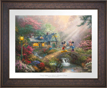 Load image into Gallery viewer, Mickey and Minnie - Sweetheart Bridge - Limited Edition Paper (SN - Standard Numbered) - ArtOfEntertainment.com