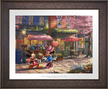 Load image into Gallery viewer, Mickey and Minnie - Sweetheart Cafe - Limited Edition Paper (SN - Standard Numbered) - ArtOfEntertainment.com