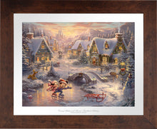 Load image into Gallery viewer, Mickey and Minnie - Sweetheart Holiday - Limited Edition Paper (SN - Standard Numbered) - ArtOfEntertainment.com