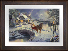 Load image into Gallery viewer, Mickey and Minnie Evening Sleigh Ride - Limited Edition Paper (SN - Standard Numbered) - ArtOfEntertainment.com