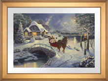 Load image into Gallery viewer, Mickey and Minnie Evening Sleigh Ride - Limited Edition Paper (SN - Standard Numbered) - ArtOfEntertainment.com