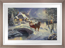 Load image into Gallery viewer, Mickey and Minnie Evening Sleigh Ride - Limited Edition Paper (SN - Standard Numbered) - ArtOfEntertainment.com