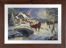 Load image into Gallery viewer, Mickey and Minnie Evening Sleigh Ride - Limited Edition Paper (SN - Standard Numbered) - ArtOfEntertainment.com