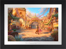 Load image into Gallery viewer, Rapunzel Dancing in the Sunlit Courtyard - Limited Edition Paper (SN - Standard Numbered) - ArtOfEntertainment.com