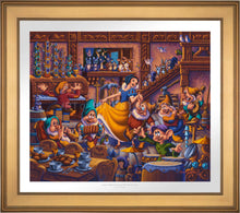 Load image into Gallery viewer, Snow White Dancing with the Dwarfs - Limited Edition Paper (SN - Standard Numbered) - ArtOfEntertainment.com
