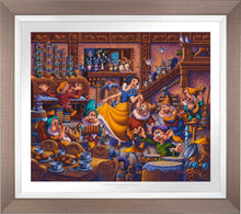 Load image into Gallery viewer, Snow White Dancing with the Dwarfs - Limited Edition Paper (SN - Standard Numbered) - ArtOfEntertainment.com