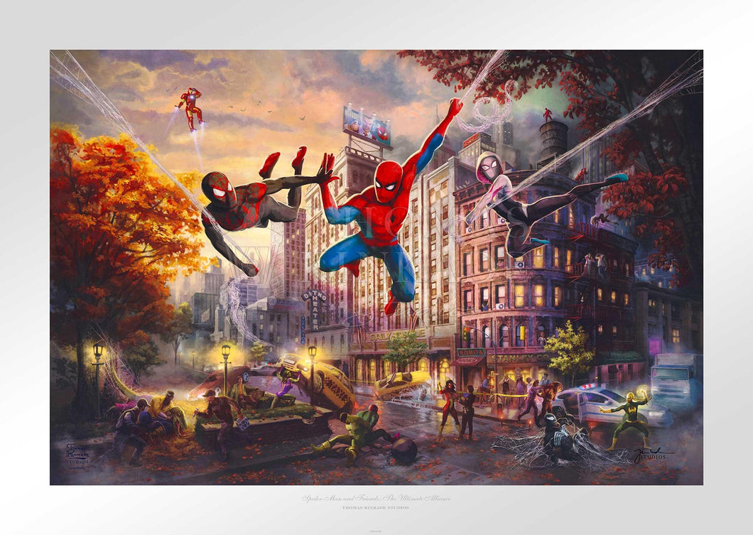 Spider-Man and Friends: The Ultimate Alliance - Limited Edition Paper - SN - (Unframed)