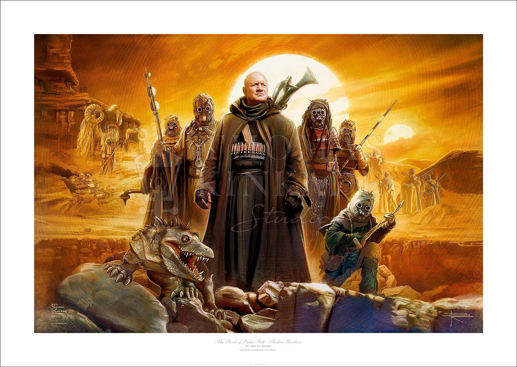 <em>The Book of Boba Fett</em>™ – Tusken Raiders™ - Limited Edition Paper (SN - Standard Numbered) Limited Edition Paper - Art Of Entertainment