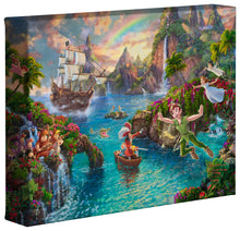 Load image into Gallery viewer, Peter Pan's Never Land - Gallery Wrapped Canvas - ArtOfEntertainment.com
