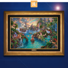 Load image into Gallery viewer, Peter Pan's Never Land - Limited Edition Canvas (JE - Jewel Edition) - ArtOfEntertainment.com