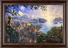 Load image into Gallery viewer, Personalized Canvas Pinocchio Wishes Upon a Star