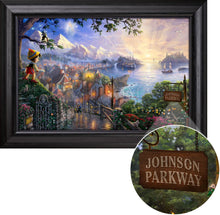 Load image into Gallery viewer, Pinocchio Wishes Upon a Star - Personalized Canvas - ArtOfEntertainment.com