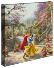 Load image into Gallery viewer, Snow White Dancing in the Sunlight - 14" x 14" Gallery Wrapped Canvas 88289