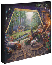 Load image into Gallery viewer, Snow White and the Seven Dwarfs - 14" x 14" Gallery Wrapped Canvas 67811