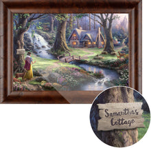 Load image into Gallery viewer, Snow White Discovers the Cottage - Personalized Canvas - ArtOfEntertainment.com