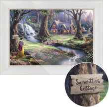 Load image into Gallery viewer, Snow White Discovers the Cottage - Personalized Canvas - ArtOfEntertainment.com