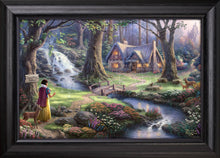 Load image into Gallery viewer, Personalized Canvas Snow White Discovers the Cottage