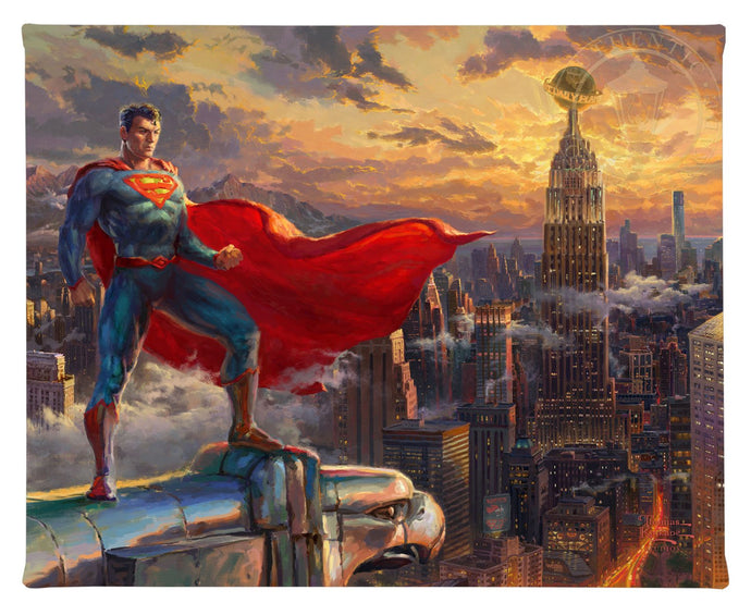 Gallery Wrapped Canvas Superman - Protector of Metroplis