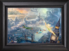 Load image into Gallery viewer, Personalized Canvas Tinker Bell and Peter Pan Fly to Neverland