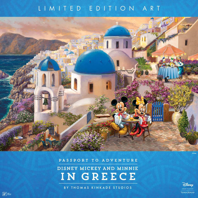 Disney Mickey and Minnie in Greece - Art Notes