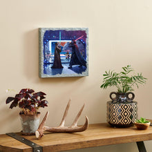 Load image into Gallery viewer, Obi-Wan’s™ Final Battle - 14&quot; x 14&quot; - Metal Box Art - Art Of Entertainment
