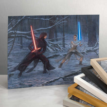 Load image into Gallery viewer, The Duel: Rey vs. Ren - 11&quot; x 14&quot; Art Print 101921
