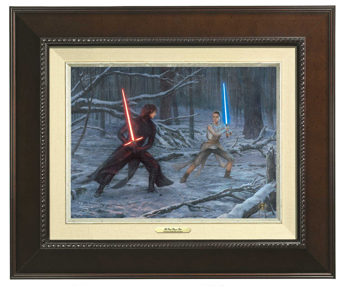 The Duel: Rey vs. Ren - Canvas Classics - ArtOfEntertainment.com