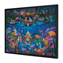 Load image into Gallery viewer, Disney Little Mermaid - Part of Your World - 30&quot; x 37&quot; Canvas Wall Murals (Onyx Black Frame) Canvas Wall Murals - Art Of Entertainment
