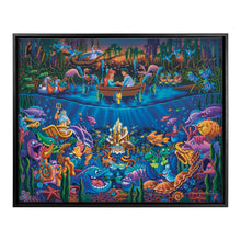 Load image into Gallery viewer, Disney Little Mermaid - Part of Your World - 30&quot; x 37&quot; Canvas Wall Murals (Onyx Black Frame) Canvas Wall Murals - Art Of Entertainment
