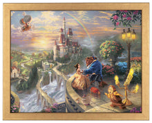 Load image into Gallery viewer, Beauty and the Beast Falling in Love - Standard Art Prints - ArtOfEntertainment.com
