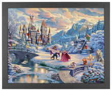 Load image into Gallery viewer, Beauty and the Beast&#39;s Winter Enchantment - Standard Art Prints - ArtOfEntertainment.com
