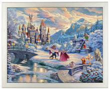 Load image into Gallery viewer, Beauty and the Beast&#39;s Winter Enchantment - Standard Art Prints - ArtOfEntertainment.com

