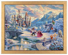 Load image into Gallery viewer, Beauty and the Beast&#39;s Winter Enchantment - Standard Art Prints - ArtOfEntertainment.com
