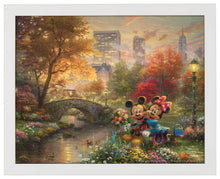 Load image into Gallery viewer, Mickey and Minnie - Sweetheart Central Park - Standard Art Prints - Art Of Entertainment
