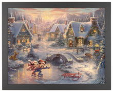 Load image into Gallery viewer, Disney Mickey and Minnie - Sweetheart Holiday - Standard Art Prints - ArtOfEntertainment.com
