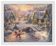 Load image into Gallery viewer, Disney Mickey and Minnie - Sweetheart Holiday - Standard Art Prints - ArtOfEntertainment.com
