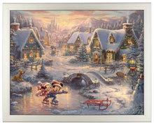Load image into Gallery viewer, Disney Mickey and Minnie - Sweetheart Holiday - Standard Art Prints - ArtOfEntertainment.com
