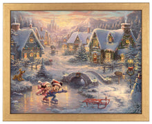 Load image into Gallery viewer, Disney Mickey and Minnie - Sweetheart Holiday - Standard Art Prints - ArtOfEntertainment.com
