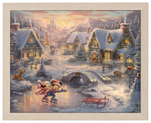 Load image into Gallery viewer, Disney Mickey and Minnie - Sweetheart Holiday - Standard Art Prints - ArtOfEntertainment.com
